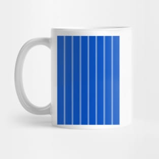 Millwall Blue and White Pinstripes 1993 Home Mug